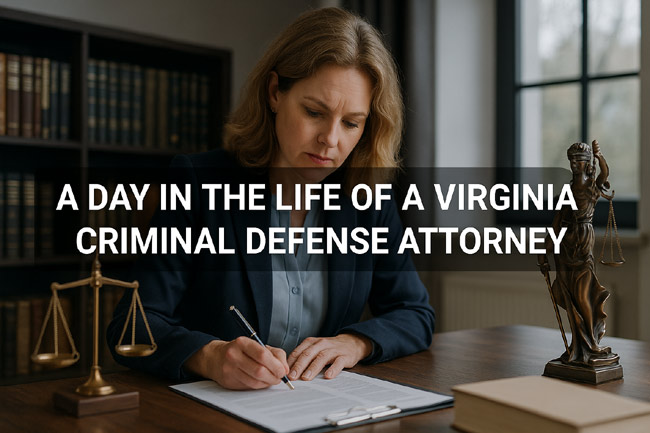 A day in the life of a VA Criminal Defense Attorney