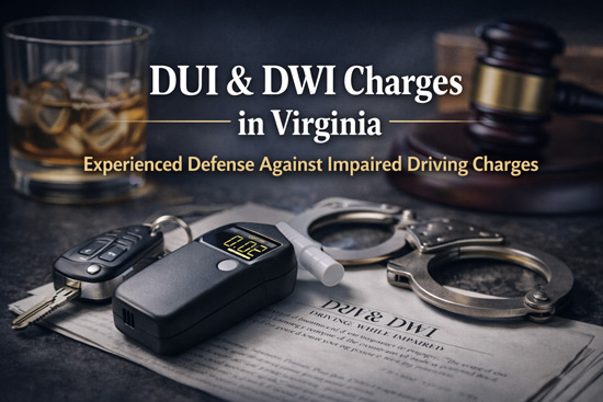 DUI and DWI Defense in Virginia