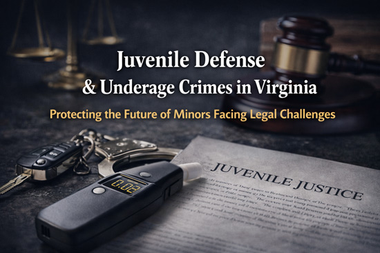 Juvenile Charges in Northern Virginia Criminal Defense